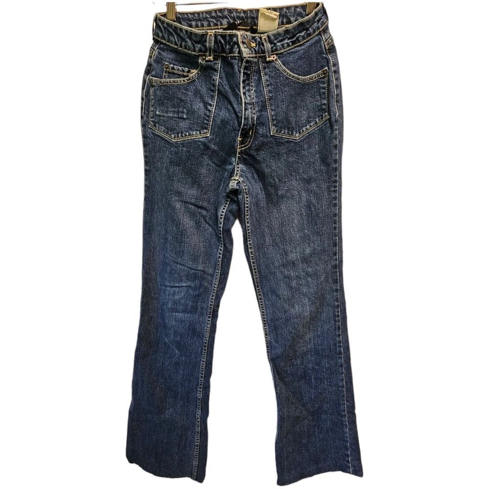 🕶️ Vintage TALL GIRL Flare Jeans‎ – Size 8 – Wide Leg Denim